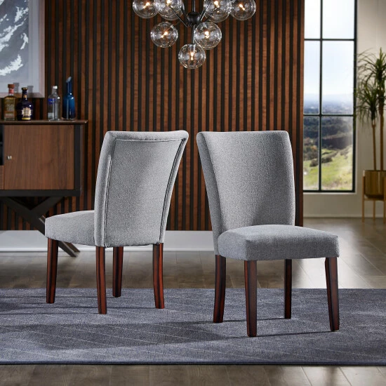 Best deal 👍 Carson Carrington Siauliai Upholstered Parson Dining Chair (Set Of 2) Nile Sandstone Print (made To Order) ⌛ 4 Best deal 👍 Carson Carrington Siauliai Upholstered Parson Dining Chair (Set Of 2) Nile Sandstone Print (made To Order) ⌛ - Image 2