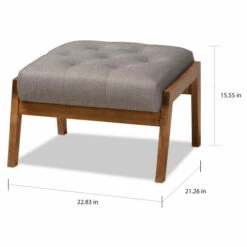 Best deal 🔥 Carson Carrington Baktsjaur Mid-century Modern Upholstered Footstool 😍 -Carson Carrington Sales unnamed file 3195