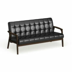 Best deal ⌛ Carson Carrington Karkkila Brown Mid-Century Sofa 💯