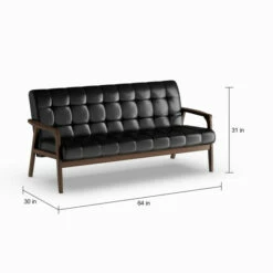 Best deal ⌛ Carson Carrington Karkkila Brown Mid-Century Sofa 💯 -Carson Carrington Sales unnamed file 3272