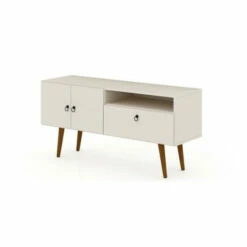 Coupon ⌛ Carson Carrington Ladnivaara Solid Wood Leg TV Stand Terra Orange ✨ -Carson Carrington Sales unnamed file 3278