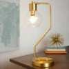 Discount 🤩 Carson Carrington Linkoping Gold & Glass 1-light Table Lamp 😍