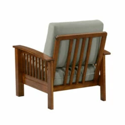 Best Sale 👏 Carson Carrington Mission-style Cushioned Solid Wood Arm Chair Tan 🤩 -Carson Carrington Sales unnamed file 341