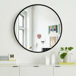 Best reviews of 🌟 Carson Carrington Lungsnas Round Wall-mounted Hanging Vanity Mirror Gold 🥰 -Carson Carrington Sales unnamed file 3442