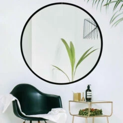 Best reviews of 🌟 Carson Carrington Lungsnas Round Wall-mounted Hanging Vanity Mirror Gold 🥰 -Carson Carrington Sales unnamed file 3443