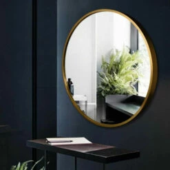 Best reviews of 🌟 Carson Carrington Lungsnas Round Wall-mounted Hanging Vanity Mirror Gold 🥰 -Carson Carrington Sales unnamed file 3447