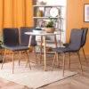 Brand new 🔥 Carson Carrington Metal And Wood Round Dining Table Black 🤩 -Carson Carrington Sales unnamed file 3480