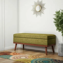 Outlet 🎉 Carson Carrington Sastamala Mid-century Storage Bench Grey 👏 -Carson Carrington Sales unnamed file 3513