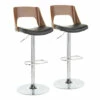 Discount 🤩 Carson Carrington Paula Adjustable Bar Stool (Set Of 2) Cream Faux Leather 🧨