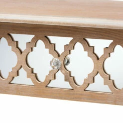 Best Pirce 🎉 Carson Carrington Dagarn Rustic French Country Quatrefoil Console Table 👍 -Carson Carrington Sales unnamed file 3547