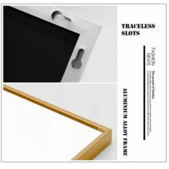 Promo 😉 Carson Carrington Paaskynen Aluminum Alloy Full Length Floor Mirror Pink Gold 🎁 -Carson Carrington Sales unnamed file 36