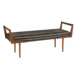 Best reviews of 🎁 Carson Carrington Ahteri Bench Brown Faux Leather 👏 -Carson Carrington Sales unnamed file 368