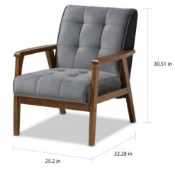 Buy 🎉 Carson Carrington Bada Mid-century Modern Upholstered 3-piece Living Room Set Blue ✨ -Carson Carrington Sales unnamed file 3684