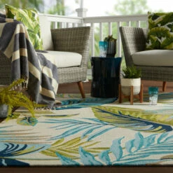 Hot Sale 👏 Carson Carrington Brande Montego Blue/ Green Floral Indoor/ Outdoor Area Rug Blue/green ✨ -Carson Carrington Sales unnamed file 3687
