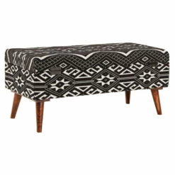 Best Pirce 🧨 Carson Carrington Hjornered Black/White Upholstered Storage Bench - 36" X 16" X 16" ❤️ -Carson Carrington Sales unnamed file 3703