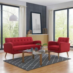 Promo 🧨 Carson Carrington Klaipeda Mid-century Modern Sofa Blue 🧨 -Carson Carrington Sales unnamed file 3708