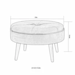 Best reviews of 🤩 Carson Carrington Indnas Round Velvet Cocktail Coffee Table Ottoman Purple ✨ -Carson Carrington Sales unnamed file 3782