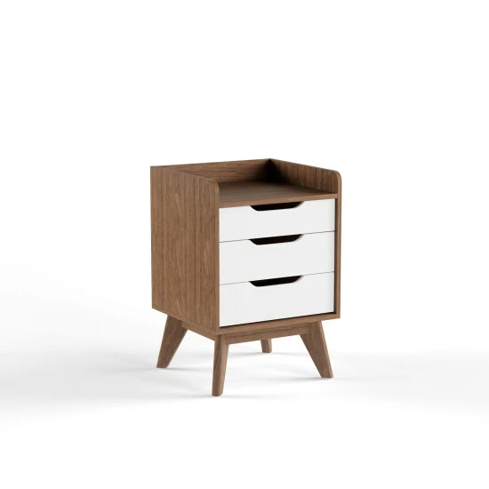 Brand new ๐ Carson Carrington Borlange Mid-century 3-drawer Nightstand ๐ฏ 4 Brand new ๐ Carson Carrington Borlange Mid-century 3-drawer Nightstand ๐ฏ - Image 2