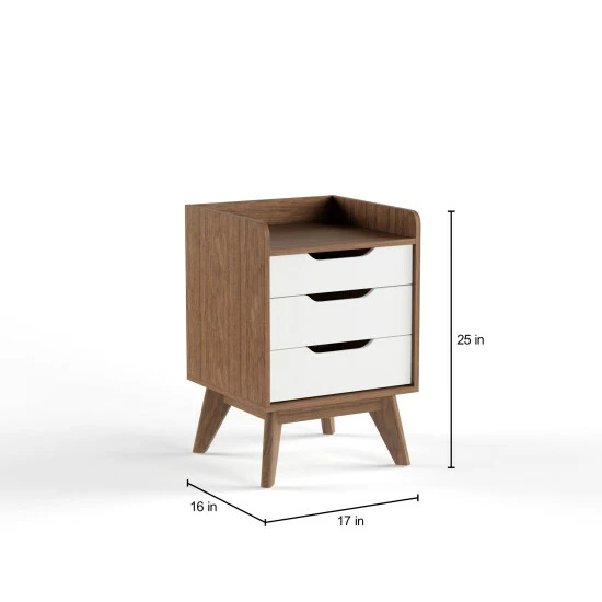 Brand new ๐ Carson Carrington Borlange Mid-century 3-drawer Nightstand ๐ฏ 6 Brand new ๐ Carson Carrington Borlange Mid-century 3-drawer Nightstand ๐ฏ - Image 4