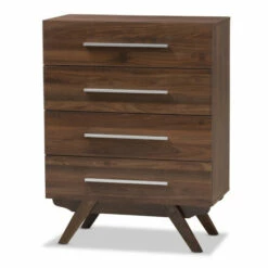 Budget 🌟 Carson Carrington Varberg Mid-century Walnut Brown 4-drawer Chest ⌛ -Carson Carrington Sales unnamed file 3820