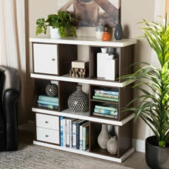 Wholesale ⭐ Carson Carrington Alexander Modern And Contemporary 2-drawer Bookcase ⭐