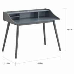 Outlet ✨ Carson Carrington Hjalmo Grey 4-compartment Writing Desk 😍 -Carson Carrington Sales unnamed file 3877