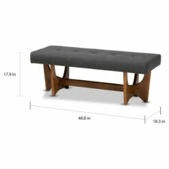 Cheap ✔️ Carson Carrington Ullarp Mid-century Modern Upholstered Bench Beige ⌛ -Carson Carrington Sales unnamed file 400