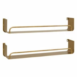 Best reviews of 🥰 Carson Carrington Lacktorp Modern Wall Shelf (Set Of 2) Antique Brass 😉 -Carson Carrington Sales unnamed file 403