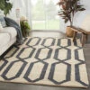 Outlet 🤩 Carson Carrington Ubblixbo Geometric Natural Trellis Area Rug Cream/blue 👏 -Carson Carrington Sales unnamed file 4030