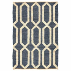 Outlet 🤩 Carson Carrington Ubblixbo Geometric Natural Trellis Area Rug Cream/blue 👏 -Carson Carrington Sales unnamed file 4032