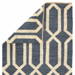 Outlet 🤩 Carson Carrington Ubblixbo Geometric Natural Trellis Area Rug Cream/blue 👏 -Carson Carrington Sales unnamed file 4034