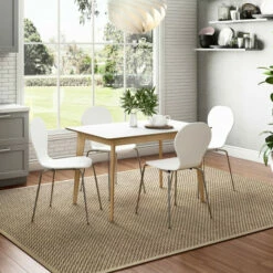 Best Pirce 👏 Carson Carrington Rachan Rectangular Dining Table Walnut 🥰