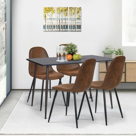 Discount โ Carson Carrington Mid-Century Modern Faux Suede Dining Chair (Set Of 4) ๐ 3 Discount โ Carson Carrington Mid-Century Modern Faux Suede Dining Chair (Set Of 4) ๐