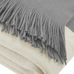 New ❤️ Carson Carrington Ventspils Faux Cashmere Throw Taupe 🔔 -Carson Carrington Sales unnamed file 4181