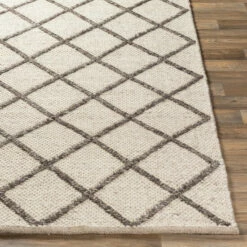 Budget ⌛ Carson Carrington Taxnas Handmade Wool Blend Nordic Area Rug Dark Brown 🌟 -Carson Carrington Sales unnamed file 420