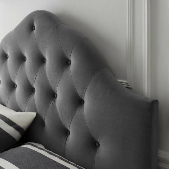 Budget ๐ Carson Carrington Labbsand King Diamond Tufted Velvet Headboard White ๐คฉ 6 Budget ๐ Carson Carrington Labbsand King Diamond Tufted Velvet Headboard White ๐คฉ - Image 4