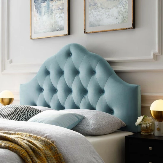Budget ๐ Carson Carrington Labbsand King Diamond Tufted Velvet Headboard White ๐คฉ 8 Budget ๐ Carson Carrington Labbsand King Diamond Tufted Velvet Headboard White ๐คฉ - Image 6
