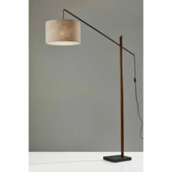 Brand new ❤️ Carson Carrington Black & Walnut Arc Lamp 🔔 -Carson Carrington Sales unnamed file 4265