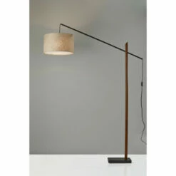 Brand new ❤️ Carson Carrington Black & Walnut Arc Lamp 🔔 -Carson Carrington Sales unnamed file 4266