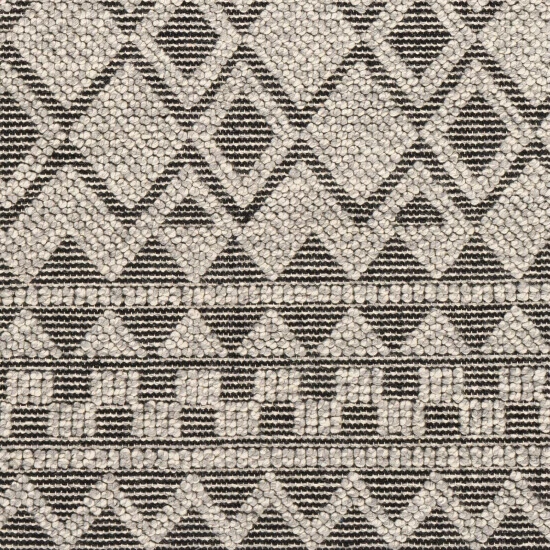 New ❤️ Carson Carrington Ivarsbjorke Handmade Farmhouse Wool Area Rug Black 😍 7 New ❤️ Carson Carrington Ivarsbjorke Handmade Farmhouse Wool Area Rug Black 😍 - Image 5