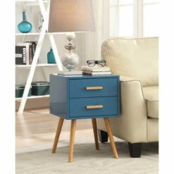 Cheapest 🎉 Carson Carrington Odda 2-drawer End Table Blue 🔔 -Carson Carrington Sales unnamed file 4300