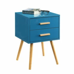 Cheapest 🎉 Carson Carrington Odda 2-drawer End Table Blue 🔔 -Carson Carrington Sales unnamed file 4301