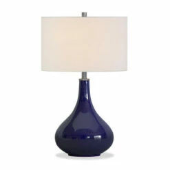 Outlet ✨ Carson Carrington Sagmyra Navy Blue Table Lamp 💯 -Carson Carrington Sales unnamed file 4352