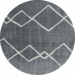 Coupon 🤩 Carson Carrington Tossene Geometric Shag Area Rug Grey ⭐