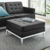 Flash Sale 🛒 Carson Carrington Lagdom Tufted Upholstered Faux Leather Ottoman Navy 🛒 -Carson Carrington Sales unnamed file 4454