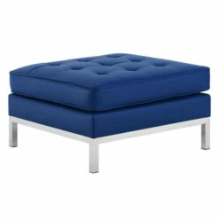 Flash Sale 🛒 Carson Carrington Lagdom Tufted Upholstered Faux Leather Ottoman Navy 🛒 -Carson Carrington Sales unnamed file 4459