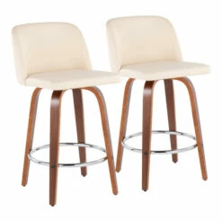 Wholesale ✨ Carson Carrington Vallberga 26" Upholstered Counter Stool (Set Of 2) Cream 💯 -Carson Carrington Sales unnamed file 4468