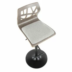 Hot Sale 👍 Carson Carrington Sala Light Grey Wood Adjustable Bar Stool 🌟 -Carson Carrington Sales unnamed file 4473