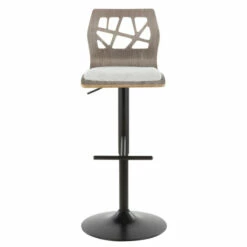 Hot Sale 👍 Carson Carrington Sala Light Grey Wood Adjustable Bar Stool 🌟 -Carson Carrington Sales unnamed file 4476