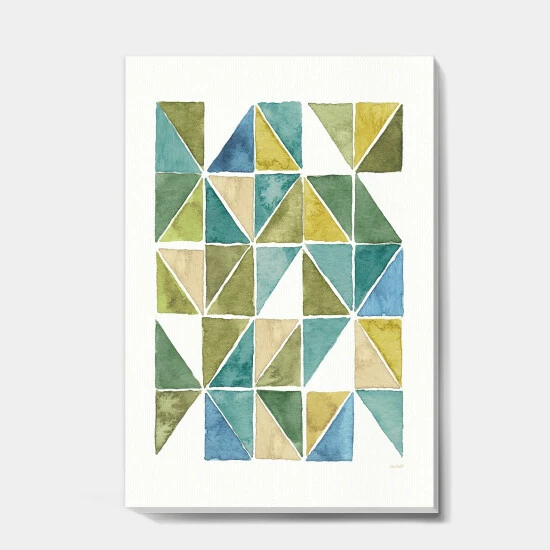 New ๐ฅฐ Carson Carrington 'Geometric Green Triangle I' Modern & Transitional Canvas Artwork Print ๐ 5 New ๐ฅฐ Carson Carrington 'Geometric Green Triangle I' Modern & Transitional Canvas Artwork Print ๐ - Image 3